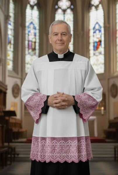 Komża Kanonicka z Gipiurą IHS