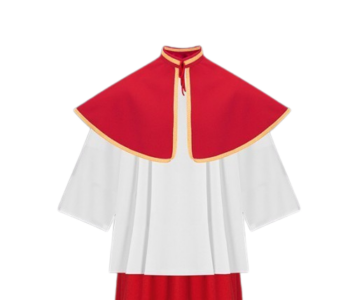 Pelerynka ministrancka czerwona