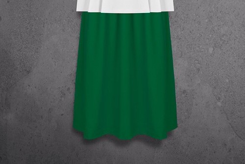 Zielona spódnica ministrancka Zielona spódnica ministrancka