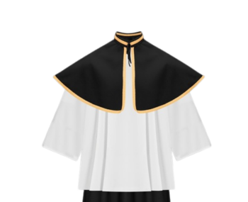 Pelerynka ministrancka czarna