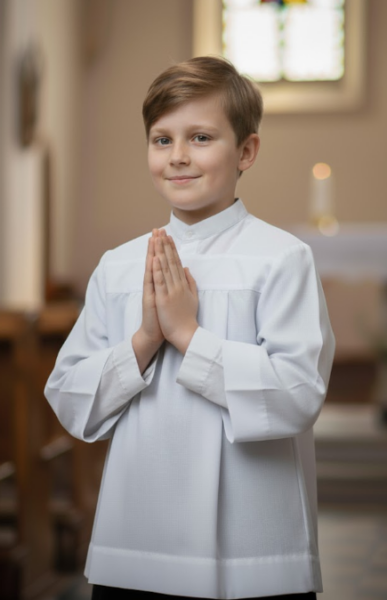 Komża Dziecięca z Marszczeniem – Rozmiary 92-128