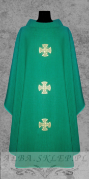 Ornat_zielony_lniany_na_lato