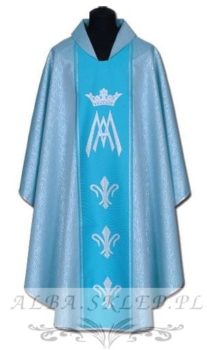 Ornat niebieski Maryjny