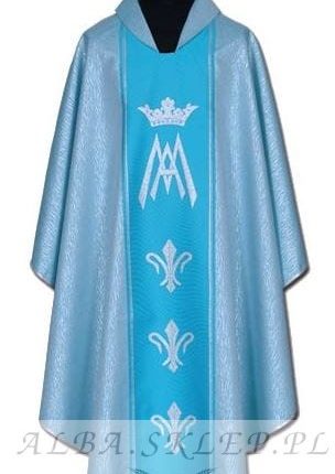 Ornat niebieski Maryjny