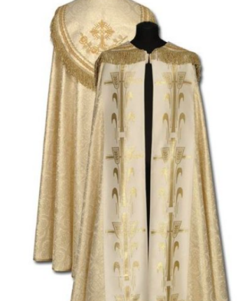 Kapa liturgiczna złota Kłos – Komunia
