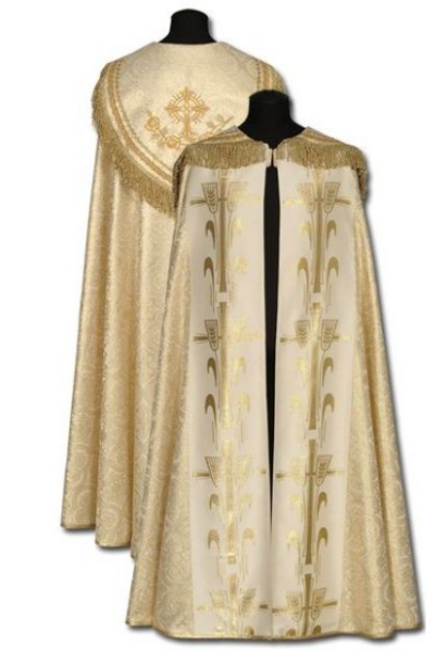 Kapa liturgiczna złota Kłos – Komunia