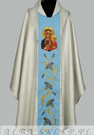 Ornat z ikoną Matka Boska Częstochowska