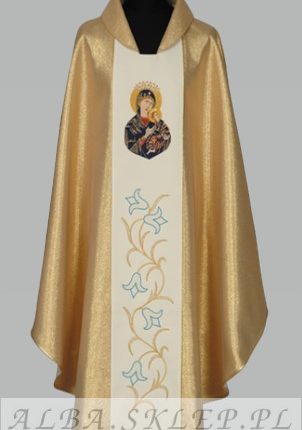 Ornat złoty Matka Boska