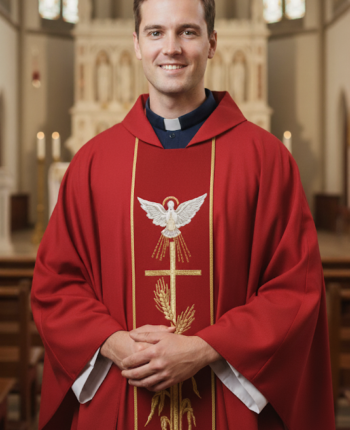 Ornat czerwony Duch Święty