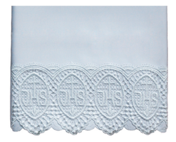 Obrus ołtarzowy z Gipiurą IHS