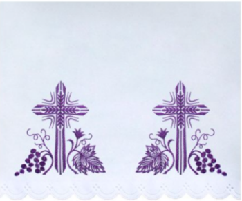 Obrus do kościoła na Adwent Wielki Post