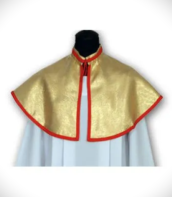 Złota pelerynka ministrancka