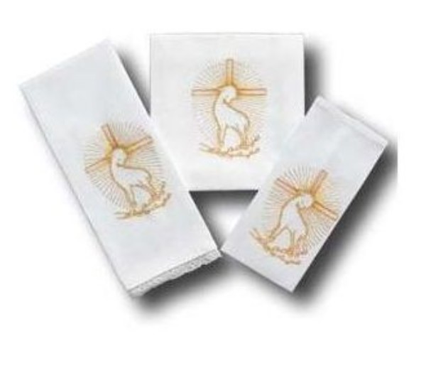 Bielizna kielichowa zestaw na Wielkanoc