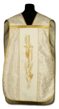 Złoty Ornat Rzymski haftowany – Adamaszek