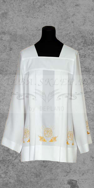 Bez tytułu1 Komża Kapłańska z Złotym Motywem Eucharystycznym IHS