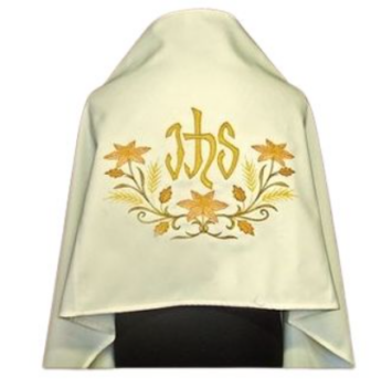 Welon Liturgiczny Kremowy IHS