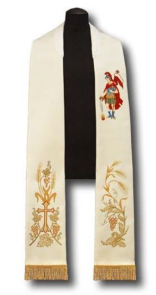 Stuła Haftowana Święty Florian