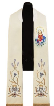 Stuła z Wizerunkiem Serca Matki Boskiej