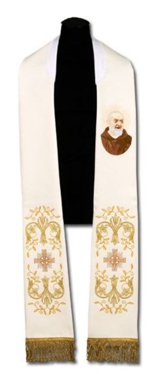 Stuła z Wizerunkiem Świętego Pio Stuła z Wizerunkiem Świętego Pio