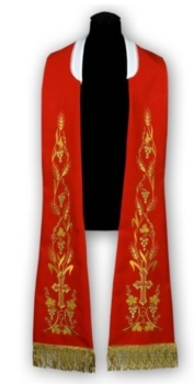 Stuła Rzymska Czerwona