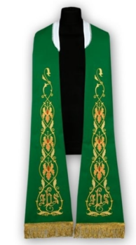 Stuła Rzymska Zielona