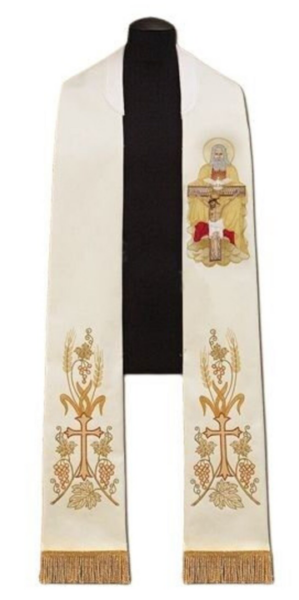 Stuła Haftowana Trójca Święta