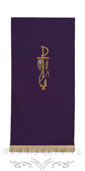 Nakrycie na Ambonę Lektorium Fioletowe z Haftem PX Nakrycie na Ambonę Lektorium Fioletowe z Haftem PX