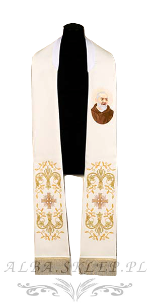 Stuła z Wizerunkiem Świętego Pio Stuła z Wizerunkiem Świętego Pio