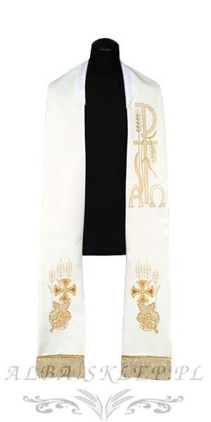 Stuła PX kłos Alfa Omega Stuła PX kłos Alfa Omega