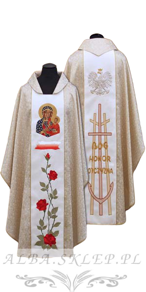 Ornat Haftowany Matka Boska Częstochowska