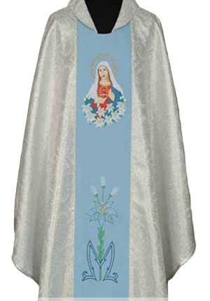 Ornat Haftowany Serce Matki Boskiej
