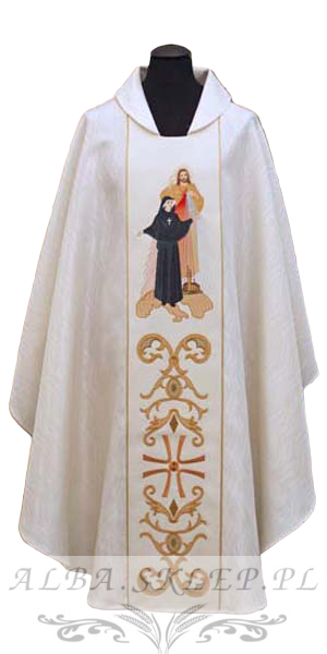 Ornat Jezus Miłosierny i Święta Faustyna