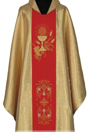 Ornat haftowany złoty 2