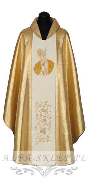 Ornat z wizerunkiem Ojca Świętego