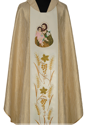 Ornat z wizerunkiem Świętego Józefa z Dzieciątkiem