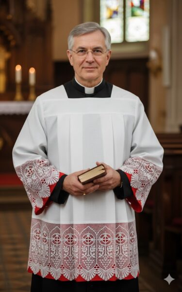 Komża Kapłańska z Czerwoną Gipiurą