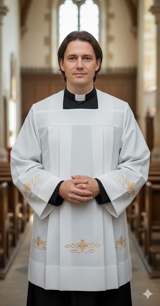 komża lniana z haftem komża lniana z haftem