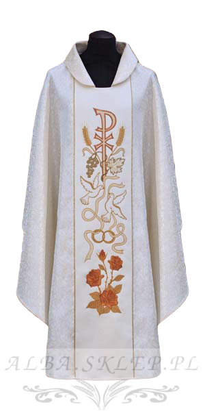 Ornat haftowany ślubny