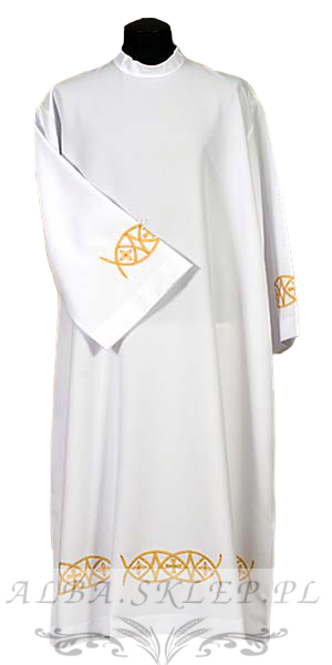 Alba kapłańska haftowana 12