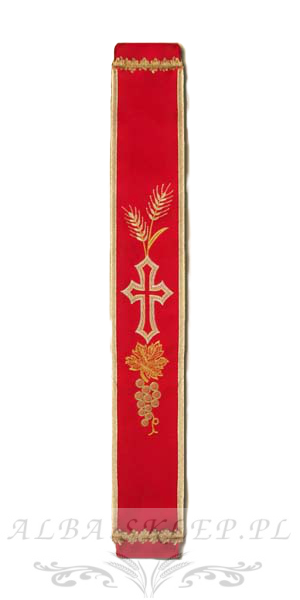 Szarfa do dzwonka czerwona