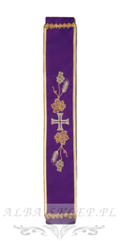 Szarfa do dzwonka fioletowa