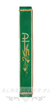 Szarfa do dzwonka zielona