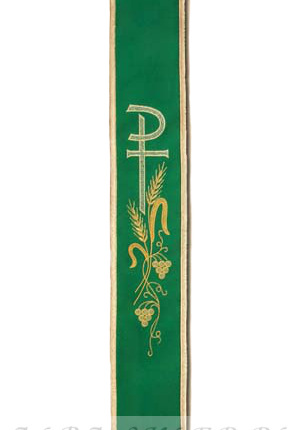 Szarfa do dzwonka zielona