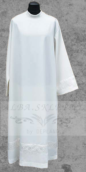 Alba z atłasową wstawką