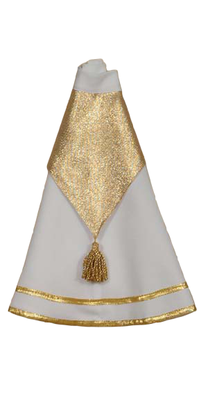 kapturek ministrncki biały Kapturek ministrancki biały