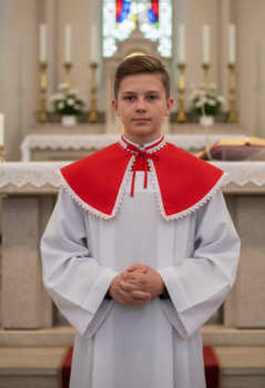 Pelerynka kapturek Dziecięca na Boże Ciało