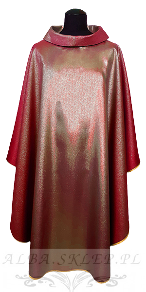 Ornat gładki lśniący czerwony