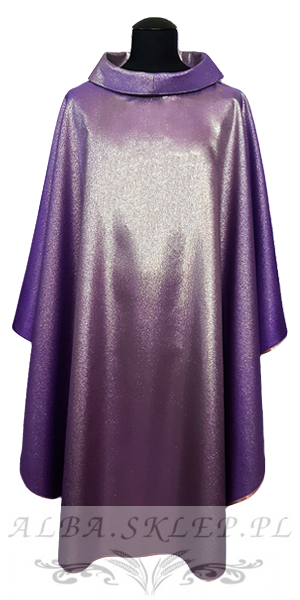 Ornat gładki lśniący fioletowy