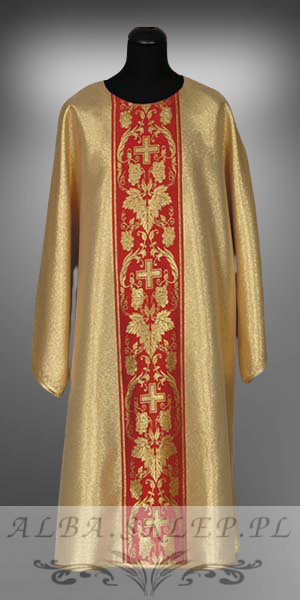 Złota Dalmatyka z Bogatym Złotym Zdobieniem Złota Dalmatyka z Bogatym Złotym Zdobieniem