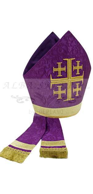 Mitra biskupia Fioletowa